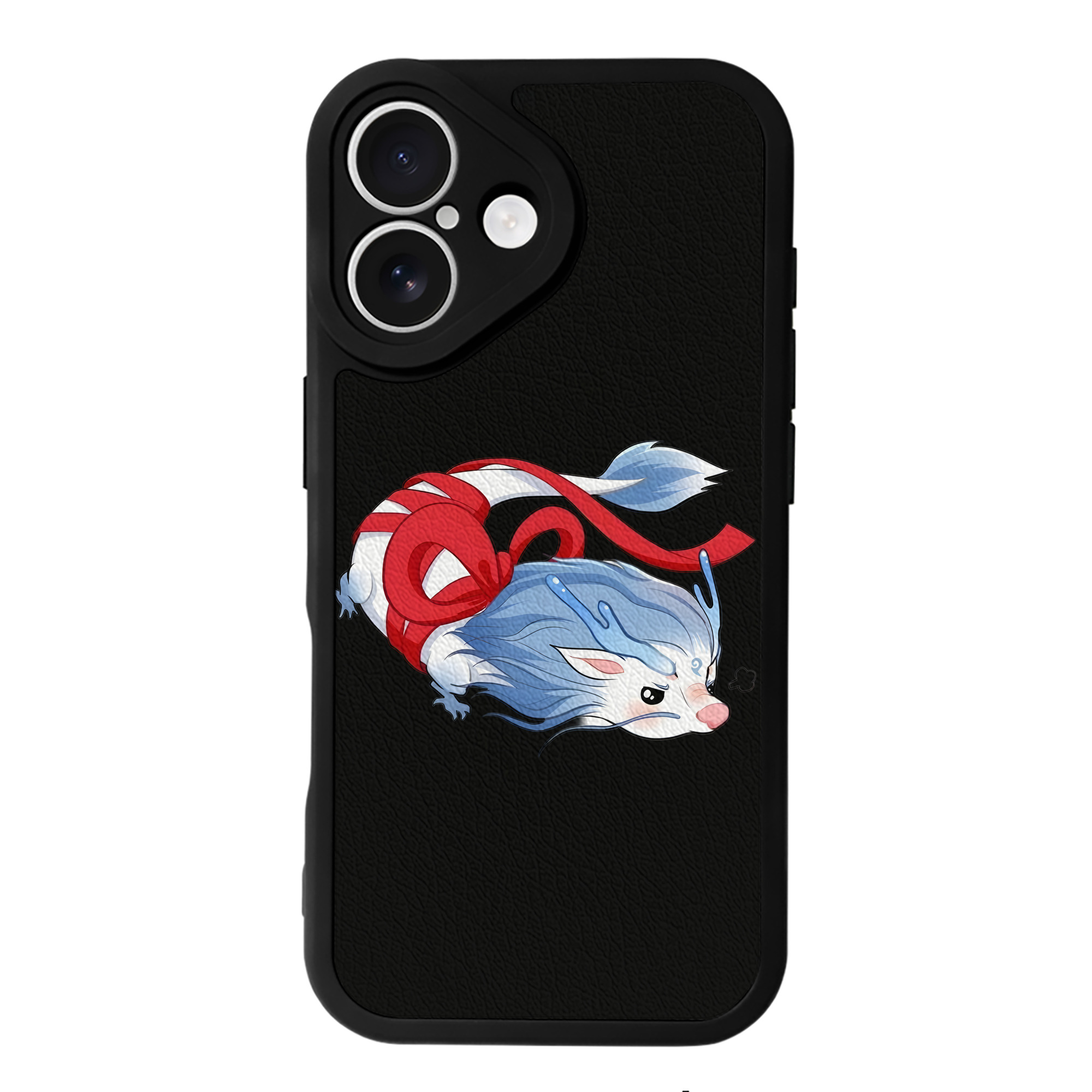 （画像用） Ne Zha 2 ナタ 魔童の大暴れ 【iPhone 16シリーズ対応】シリコンスマホケース（レザー調） 材質：シリコン